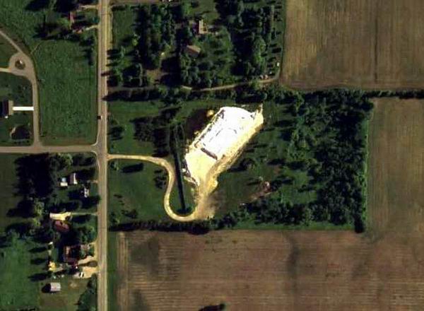 Maple City Drive-In Theatre - Aerial (newer photo)